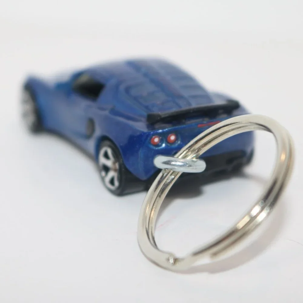 Matchbox Lotus 2006 car CUSTOM keychain